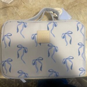 Blue Bow Cosmetic Bag